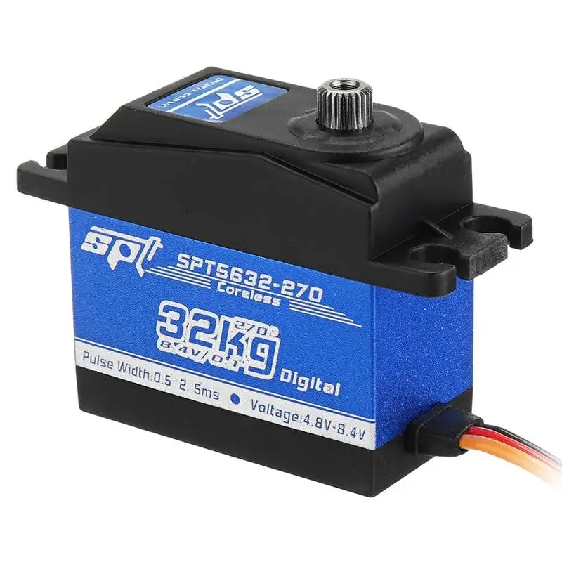 SPT Servo SPT5632 270 32 кг Бескаркасный цифровой сервопривод большой крутящий момент