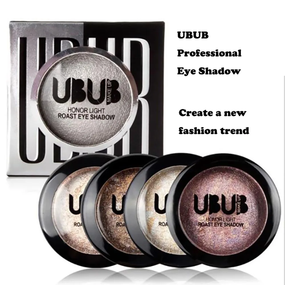 

UBUB Monochrome Professional Waterproof Eye Shadow Blinking Mineral Makeup Paint/Metal Texture Eyeshadow Palette 15 Color Option