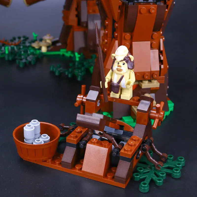 Продажа DHL 05047 Звездные серии войны 10236 деревня эвоков строительные блоки Juguete Para consuir набор Кирпичи Детские игрушки рождественские подарки