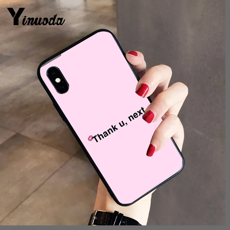 Yinuoda Thank U Next Ariana Grande Красочный милый чехол для телефона для iPhone 8 7 6 6S 6Plus 5 5S SE XR X XS MAX Coque Shell - Цвет: A14