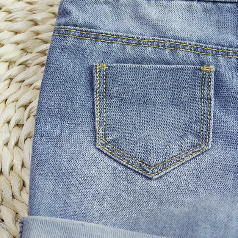 HSID1701007--11Infant Denim Jumpsuit Toddler Boy&Girl Suspender Jeans Shorts Kid Rompers Bodysuit Pocket Straps Patchwork Cuffed Baby Clothing