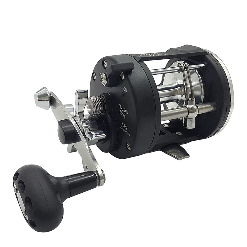 

3.8:1 3BB Trolling Reel Fishing TSSD 3000L Black Right Hand Casting Sea Fishing Reel Saltwater Baitcasting Reel Coil