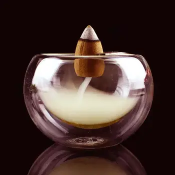 

20pcs Natural Smoke Tower Cone Bullet Backflow Incense Fragrances Health Hollow just the Natural Incense No holder