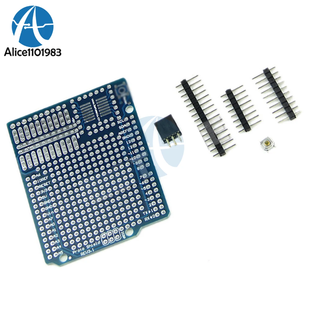1 компл. Стандартная Proto винтовая Защитная плата для совместимого Arduino улучшенная