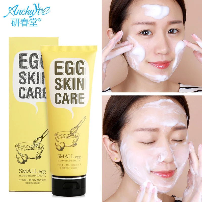 Egg face cleanser