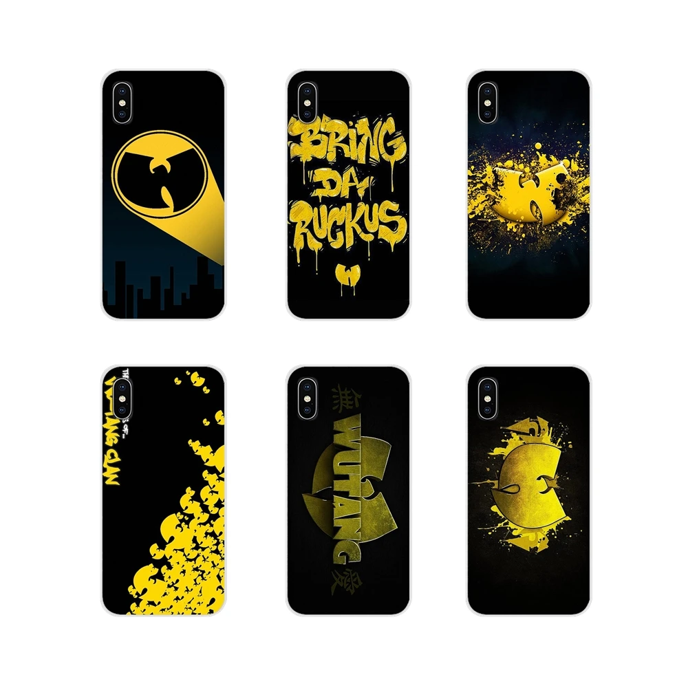 Силиконовый чехол для телефона Apple iPhone X XR XS MAX 4 4S 5 5S 5C SE 6 6S 7 8 Plus ipod touch Wu Tang Clan Hip Hop Rap