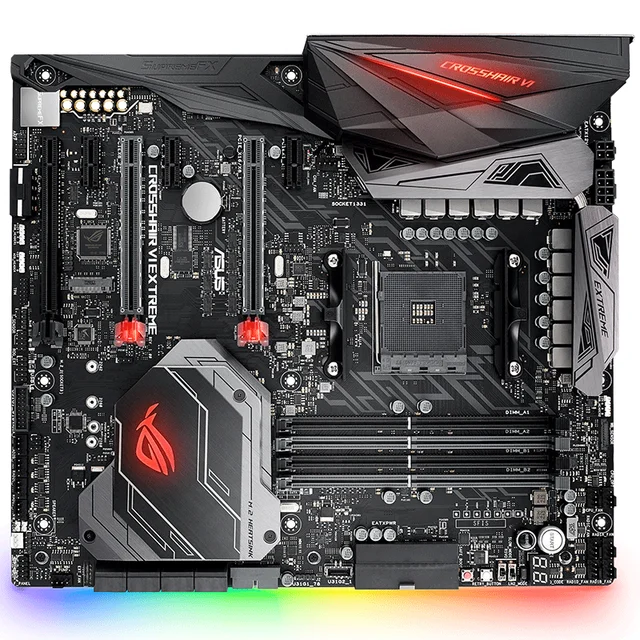 $US $349.19  Asus ROG CROSSHAIR VI EXTREME X370 game board game player country C6E used 90%new