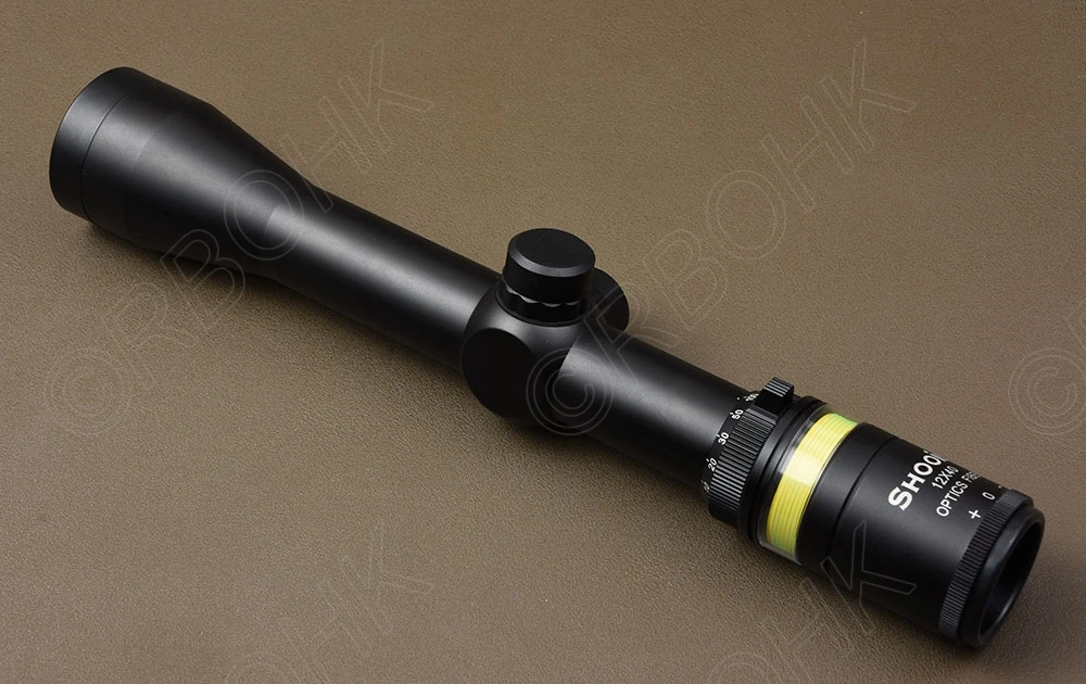 Оптический окуляр Shooin 12x40 зеленое из оптического волокна фокус для трубки 1 25