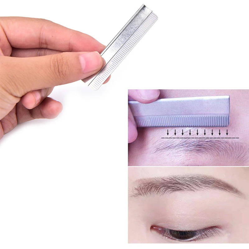 10pcs eyebrow razor Stainless steel shaving eyebrow Facial legs hair