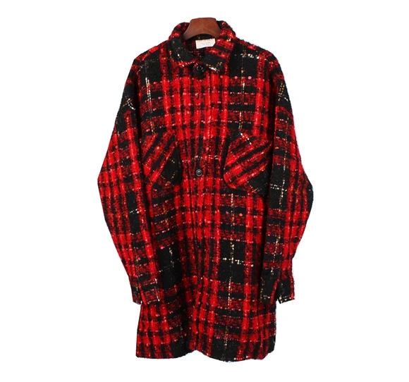 relaxed tweed jacket