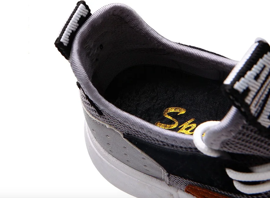 Men Casual Shoes 2018 Spring Autumn Men Shoes Breathable Mesh+Leather Patchwork Flats Footwear Men Sneakers Shoes20180615-175946