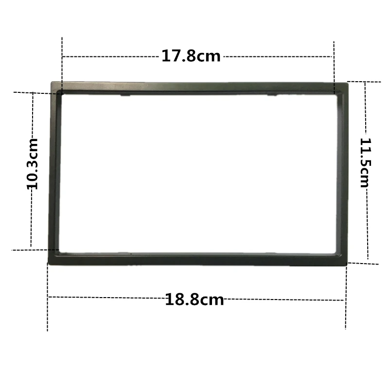 

2 Din Frame for Car Multimedia Player Double Din Auto Accessories for 7'' Inch Car Radio 2din MP5 Installation Accessory 103mm