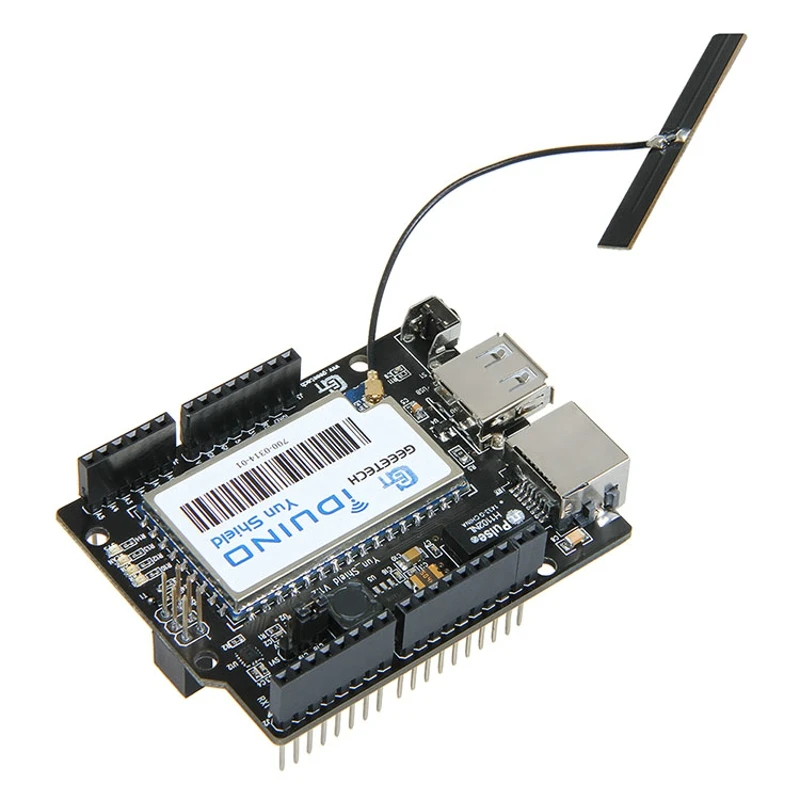 Iduino Yun Shield совместим с Arduino Leonardo UNO Mega2560 Duemilanove Linux WiFi Ethernet USB все в одном бесплатная