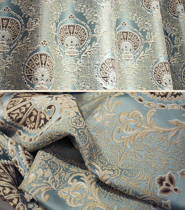 Шторы Helen curtain Европейский жаккард Шторы s с Подзор для Гостиная тюлевые шторы с вышивкой с бисером домашний текстиль HC31