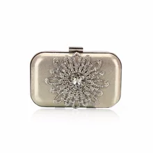 Новые вечерние сумки с одной стороны и кристаллами от солнца, украшенные стразами, клатч,, стильные женские клатчи на день, женская свадебная сумка, 40