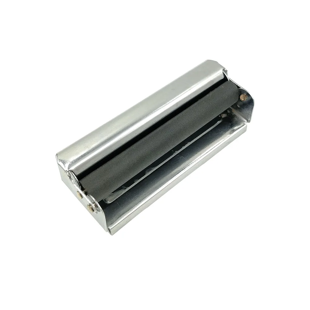 

1pc 78MM Metal Rolling Machine Tobacco Roller Cigarette Maker For Paper with Paper Holder