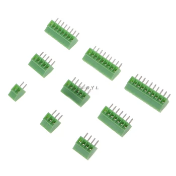 Bloques de Terminal de tornillo Universal PCB, Conector de 2,54 MM, 2 pines PCB de Tornillo de montaje, 10 Uds. 1