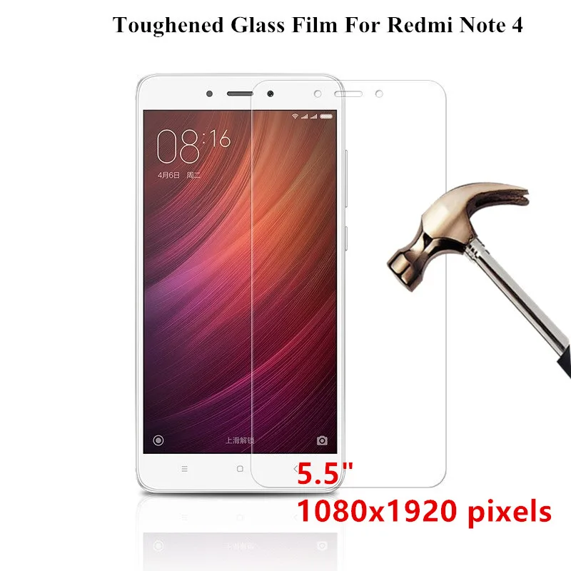Закаленное Стекло для Redmi Note 4 4X PRO крышка экран защитный смартфон закаленное