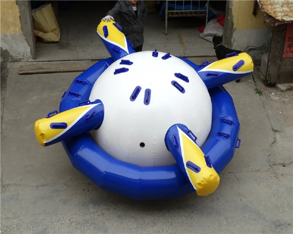 

Professional Design High quality inflatable Seesaw water game equipment Plato PVC tarpaulin Inflatable Saturn Rocker