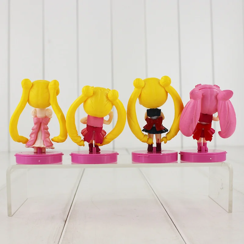 Фигурки Сейлор Мун хрустальные игрушки Chibi Tsukino Venus аниме модельные куклы 4