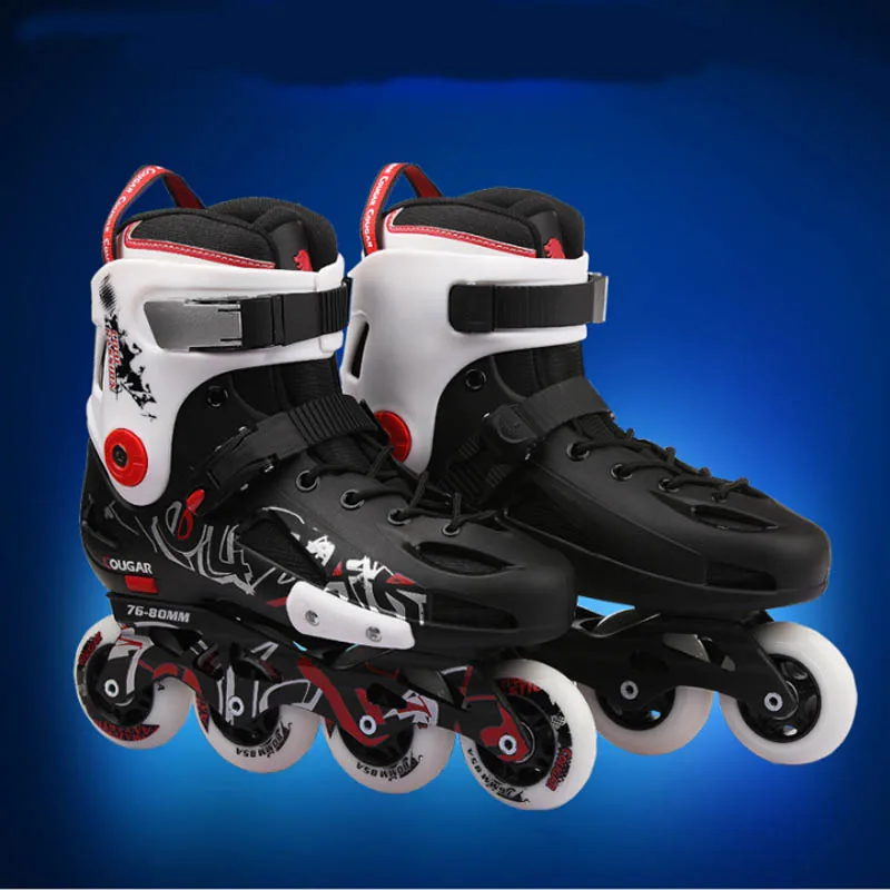 Japy Skate Cougar MZS307 Инлайн ролики для слалома роликовые коньки обувь скольжение слалом обувь для катания на коньках Patines Adulto