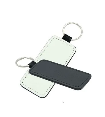 Free Shipping 50pcs/lot Blank Sublimation Leather Pendant Tags Key Chains DIY Printing Sublimation Ink Transfer paper pla abs tpu 3D Printing Materials