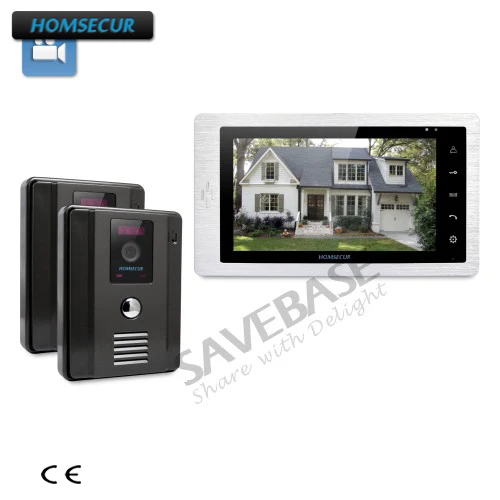 

HOMSECUR 7" Video Door Entry Security Intercom + 12 Selectable Ringtones for Your Choice
