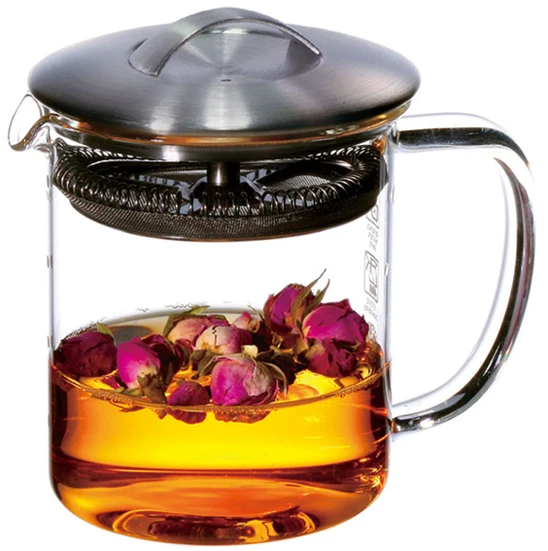 Eilong tea heat resistant glass teapot tea hot potteapot lidteapot