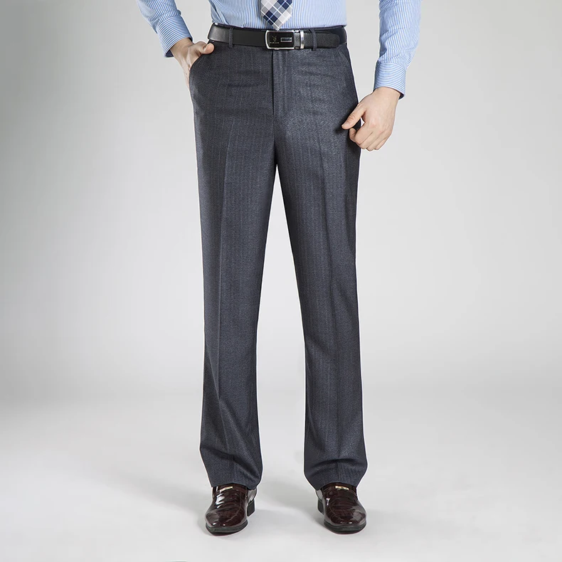 Летний деловой Тонкий костюм брюки для мужчин 29-44 весна осень мужской формальный стрейч одноцветное шелковое длинное платье мешковатые офисные брюки