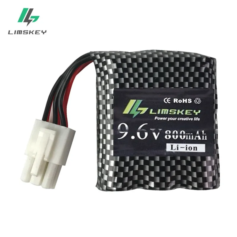 9,6 V 800mAh литий-ионная аккумуляторная батарея для 9115 9116 S911 S912 RC грузовик RC автомобиль аккумулятор 9,6 v Перезаряжаемые батарея - Цвет: Золотой