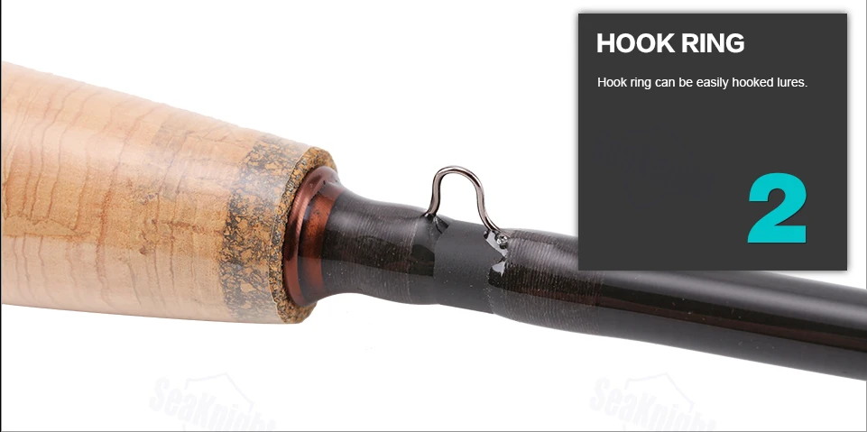 Grau de Carbono Vara de Pesca com Mosca Leve de Fibra de Carbono Vara de Pesca Seaknight Seções 2.4 m Alta 86 Desmontável Super g Top 3 - 4 11 High Quality Esporte e Lazer