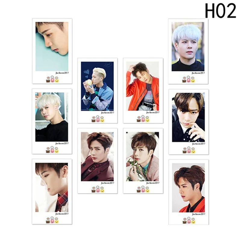 

10pcs/set Hot Sale K-pop GOT7 New Ablum Photo Card High Quality Self Made Lomo Cards For Fans Collection Gift