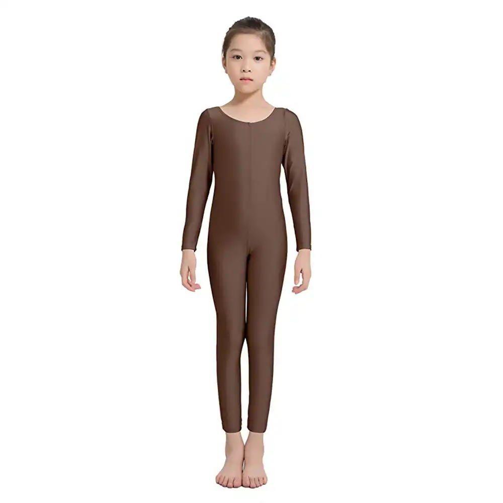 girls black bodysuit