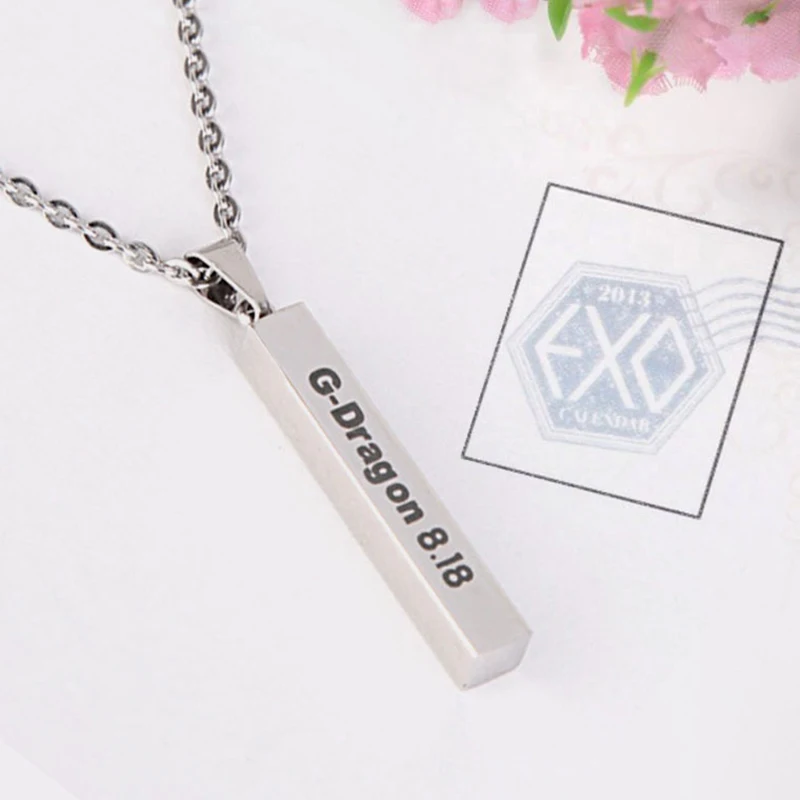 

Youpop Kpop Bigbang Gd G-DRAGON K-pop Gdragon necklace Accessories For Men And Women Made The Full Album