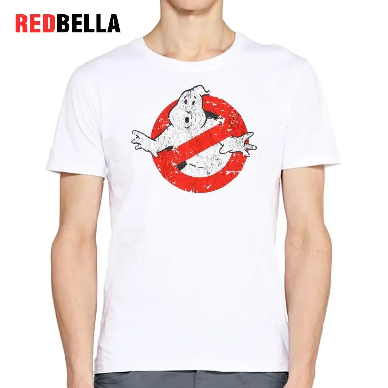 REDBELLA Охотники за привидениями 80 s фильмы Винтаж футболка Homme поп Ulzzang хлопок Hipster