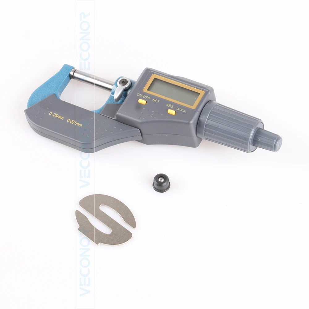 025mm Digital Electronic Micrometer Microcaliper Milscale (batteries
