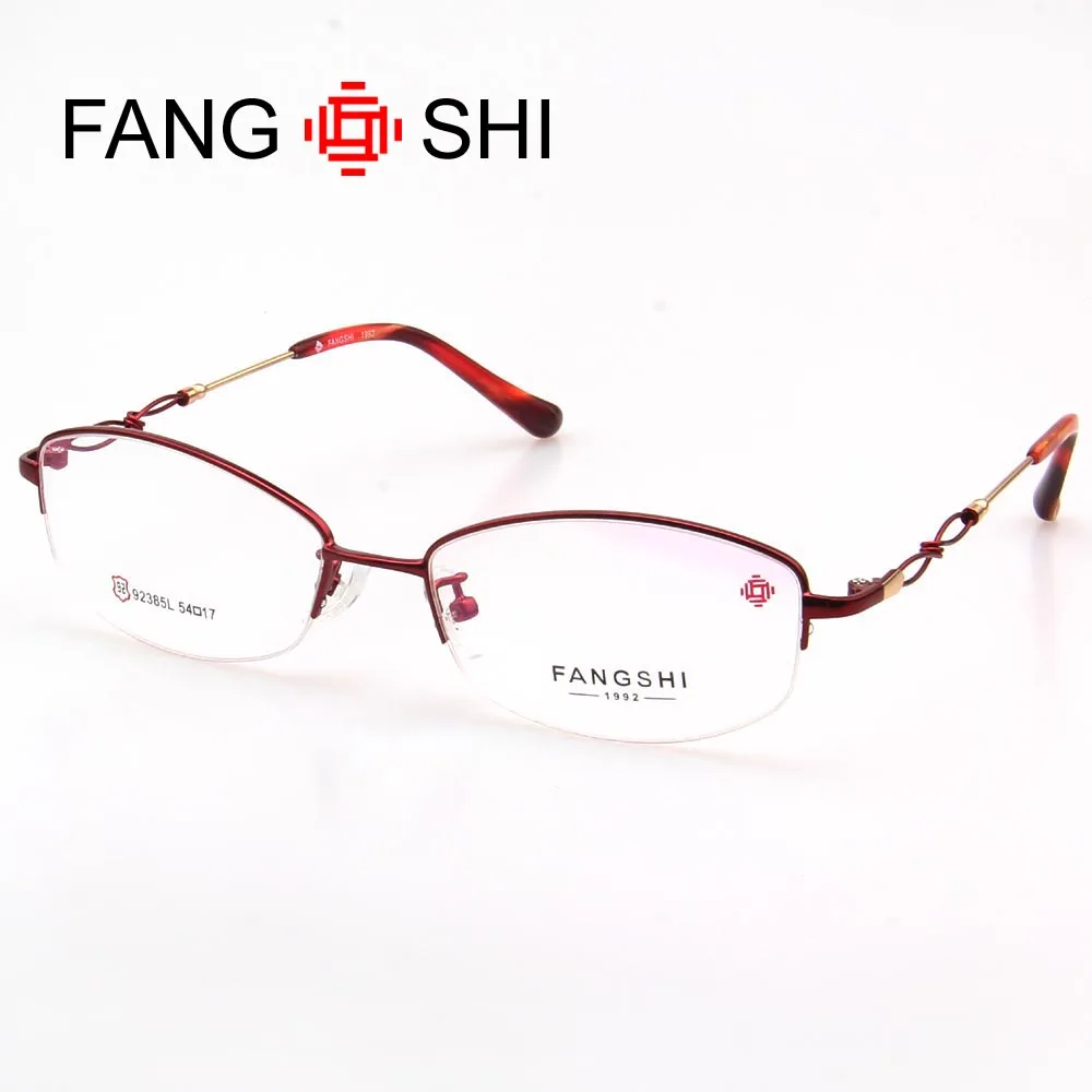 Женская оправа для оптических очков с полуободковой оправой 92385|designer spectacles|fashion