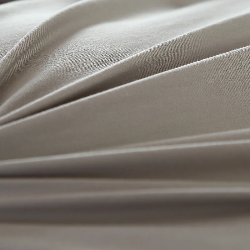  cotton Fitted Sheet Mattress Cover Solid Color Sanding Bedding Linens Bed Sheets With Elastic Band 