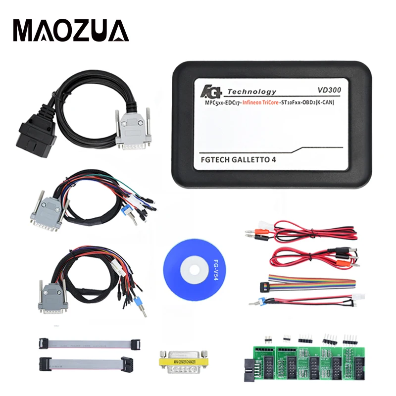 

New ECU Chip Tuning VD300 V54 FGTech Galletto 4 Master Fg tech BDM-TriCore-OBD Function