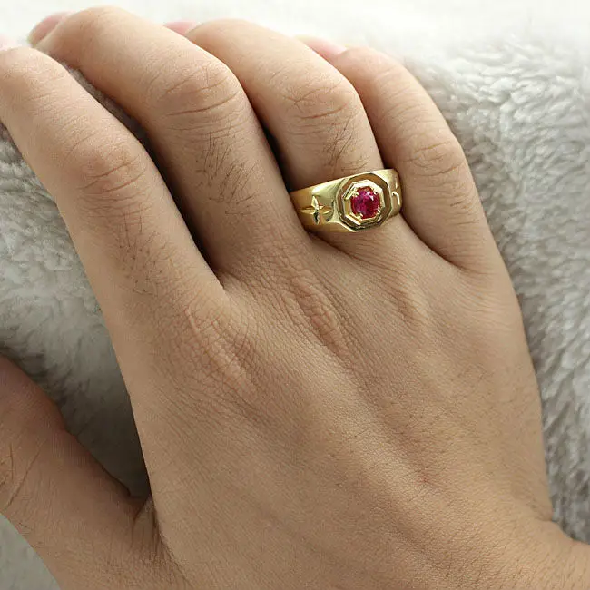 Мужское кольцо из серебра и золота 5 мм размеры от 10 до 13 R524G|gold lapis lazuli ring|ring papergold