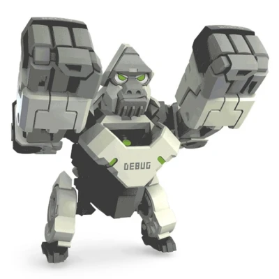 

Xiaomi Youpin ABS Folding Changeable Programming Ape Toy 360 Degree Movable Shoulder Spherical Joint Deformation Action Figure