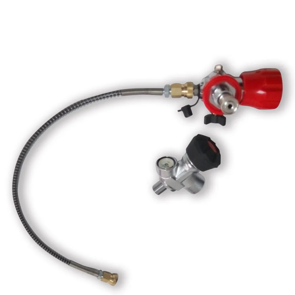 

New Style Air Cylinder Valve 30Mpa with Big Pressure Gauge for SCBA /PCP Air Gun/Paintball Tank/ and filling station-K