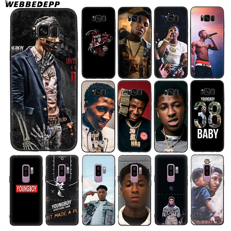WEBBEDEPP YoungBoy Never Broke Again Soft TPU Silicone Case for Samsung Galaxy S10 S10e S9 S8 Plus S7 S6 Edge &amp J6 |