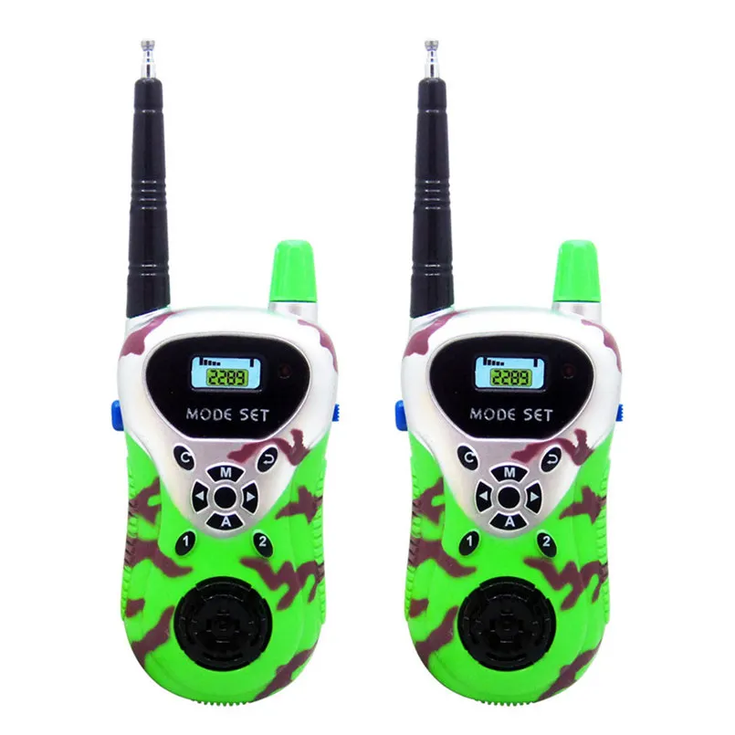 2 шт. детский телефон-рация игрушки электронные гаджеты на батарейках радио беспроводная рация домофон говорящая игрушка 20