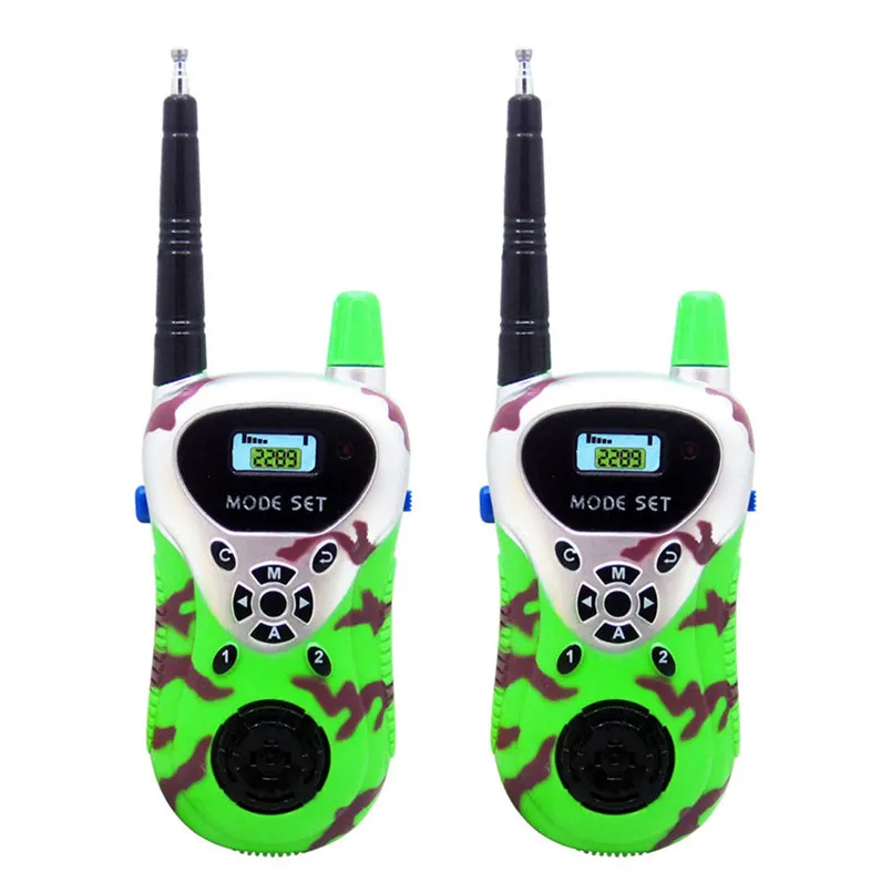 2 шт. детский телефон Walkie Talkie Toys электронные гаджеты радиоприемники с батарейным