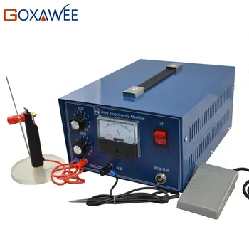 

GOXAWEE 220V Spot Welder Electronic Sparkle Welder Jewelry Welding Tool Machine 90W 50A Spot Welding Machine Mini Sparkle Welder