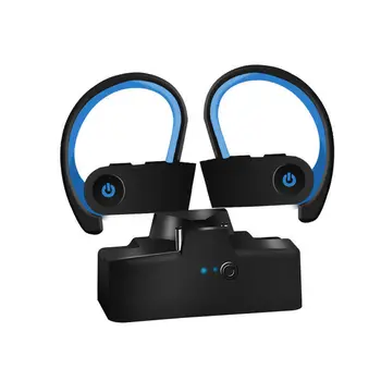 

Bluetooth 5.0 Headset TWS Wireless Earphones Earbuds 5D Stereo Ear Hook Handfree Sport Earphone with charging box