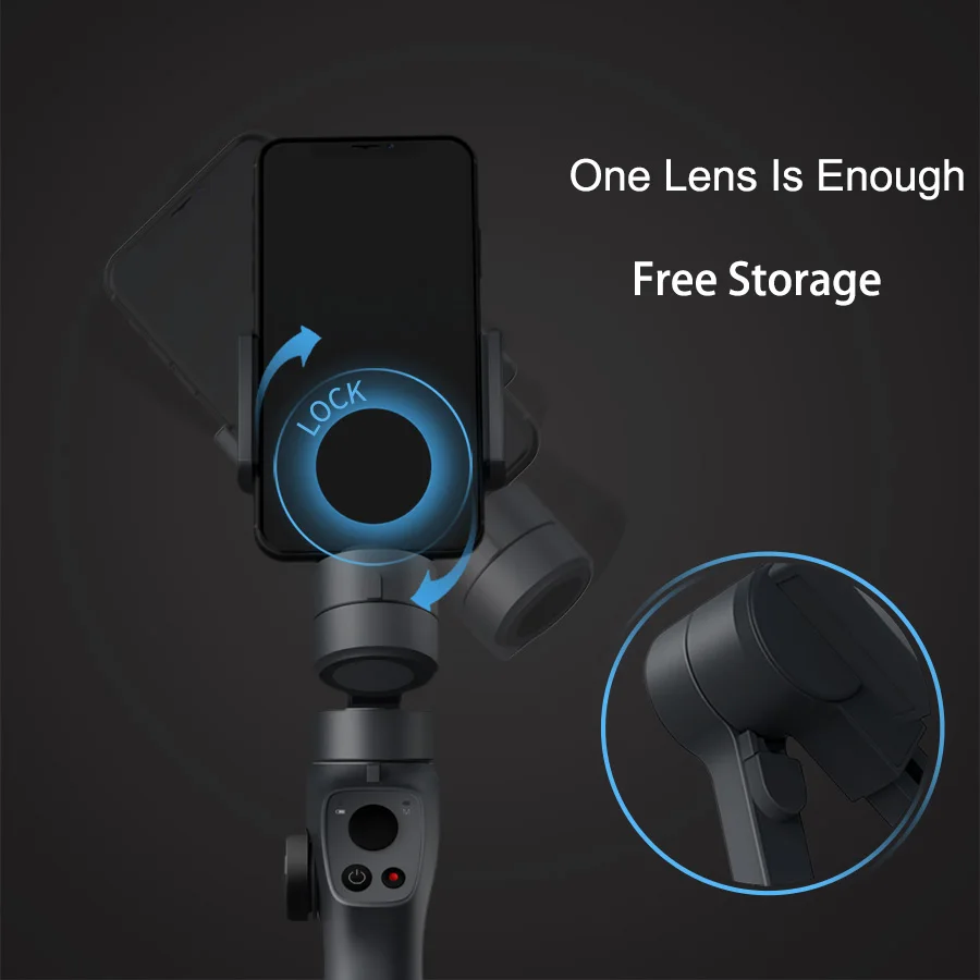  Funsnap Capture2 3 Axis Handheld Gimbal Stabilizer For Smartphone Samsung Iphone X XR 8 7 Gopro Cam