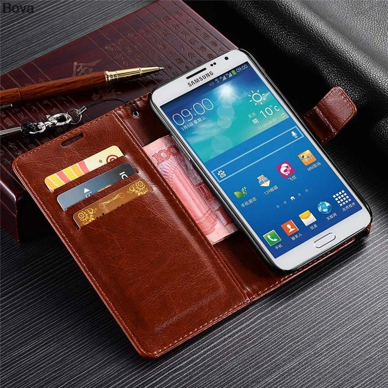 Note 2 чехол с держателем для карт Samsung Galaxy N7100 кожаный телефона ультратонкий