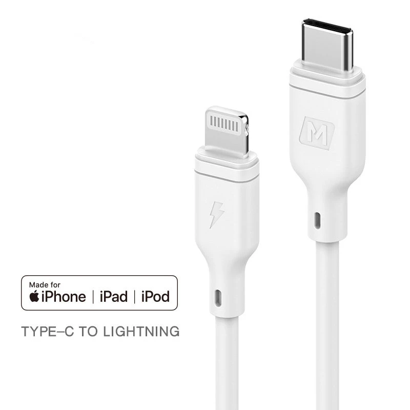 MFI сертифицированный usb c к lightning зарядный кабель для iPhone xs max xr x 8 7 6s plus ipad PD кабель быстрое зарядное устройство короткое 18 Вт